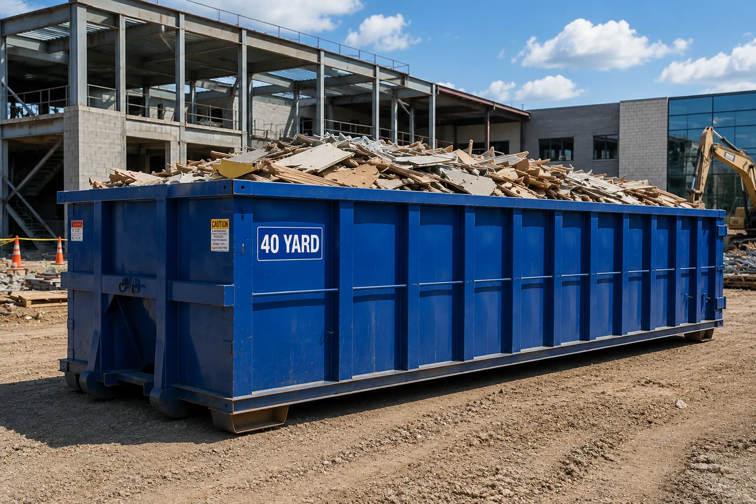40 yard dumpster rental from our San Marcos fleet