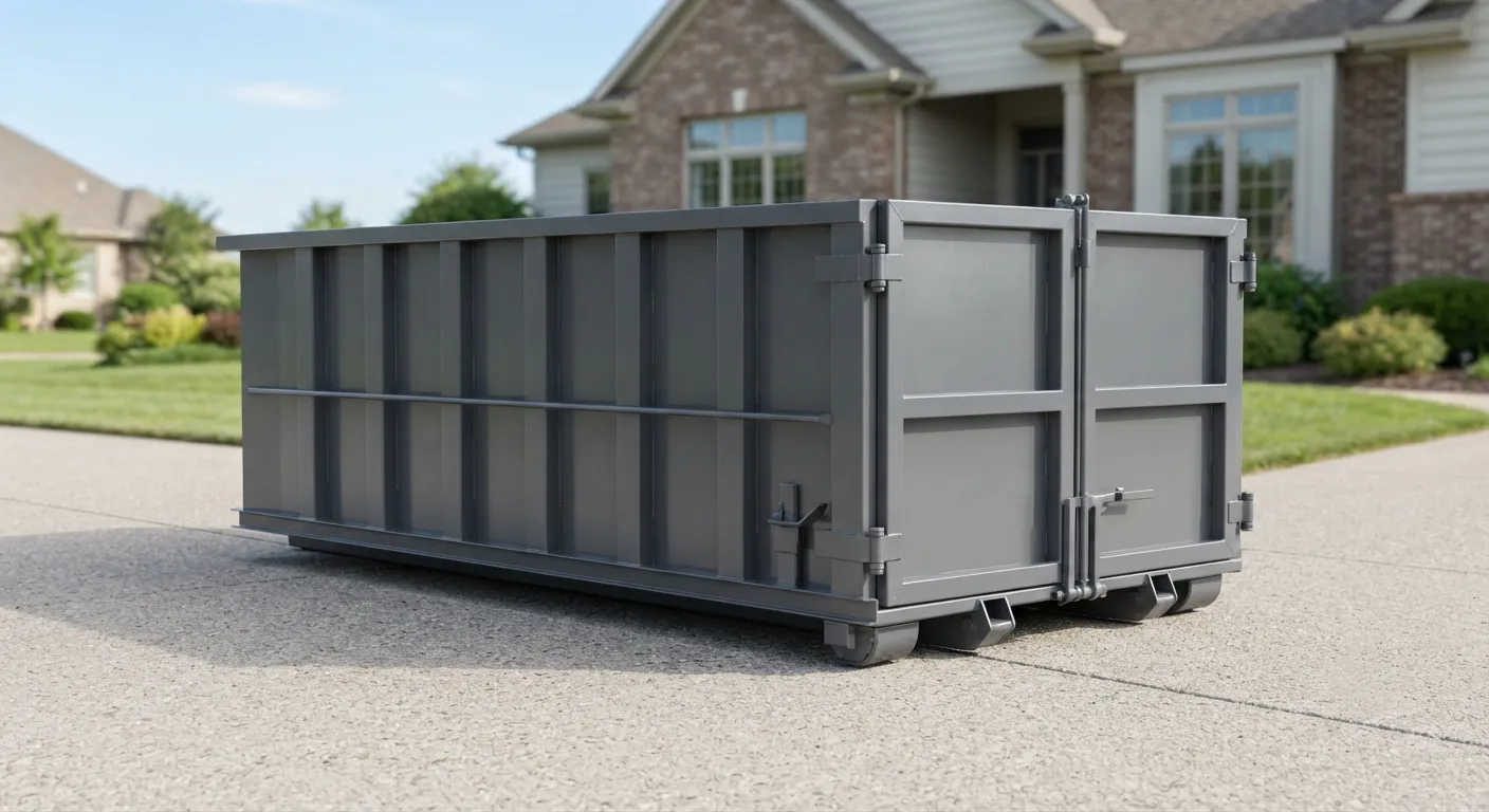 10 yard dumpster rental from our San Marcos fleet